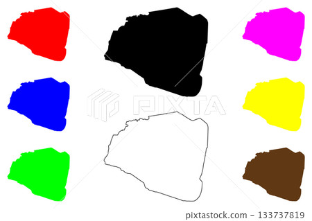 Chaman city (Islamic Republic of Pakistan) map vector illustration, scribble sketch Chaman map Chaman city (Islamic Republic of Pakistan) map vector illustration, scribble sketch Chaman map 133737819