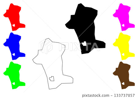 Muridke city (Islamic Republic of Pakistan) map vector illustration, scribble sketch Muridke Tehsil map Muridke city (Islamic Republic of Pakistan) map vector illustration, scribble sketch Muridke Tehsil map 133737857