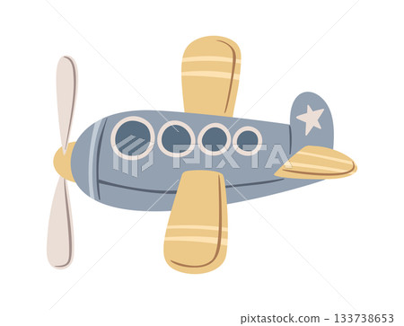 Passenger airplane retro air transport 133738653