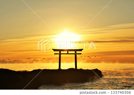 茨城縣：大洗磯崎神社的第一次日出與暴風雨 133740308