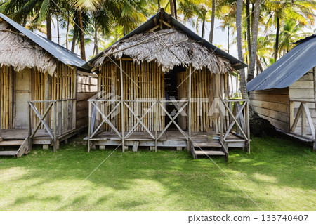 San Blas island at politically autonomous Guna territory in Panama. San Blas island at politically autonomous Guna territory in Panama. 133740407