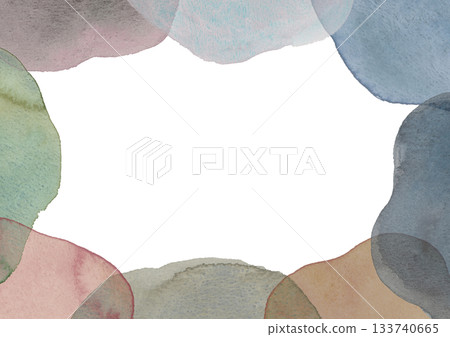 透明水彩畫框 133740665