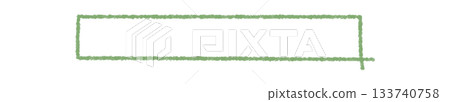 Green crayon rectangle frame with blank box and bold border outline. Rectangular text template in green as graphic background, ideal for modern card, label or message design. Green crayon rectangle frame with blank box and bold border outline. Rectangular text template in green as graphic background, ideal for modern card, label or message design. 133740758