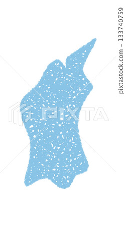 Wavy speech bubble shape with blue chalk texture and sketch style. Organic talk cloud as message textbox, unique rectangle graphic element for modern abstract communication concepts. Wavy speech bubble shape with blue chalk texture and sketch style. Organic talk cloud as message textbox, unique rectangle graphic element for modern abstract communication concepts. 133740759