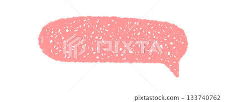 Pink chalk bubble forms an organic speech rectangle with scribble style. Conversation, chat, message or comment textbox offers a graphic talk element for creative communication design. Pink chalk bubble forms an organic speech rectangle with scribble style. Conversation, chat, message or comment textbox offers a graphic talk element for creative communication design. 133740762