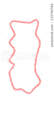 Wavy pink crayon contour rectangle frame with a fluid outline. Sketch style textbox creates a unique box for text, border and background in artistic layouts or hand drawn label template. Wavy pink crayon contour rectangle frame with a fluid outline. Sketch style textbox creates a unique box for text, border and background in artistic layouts or hand drawn label template. 133740768