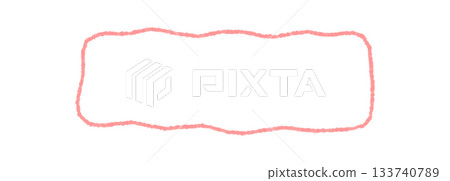 Pastel crayon rectangle frame with organic squiggle outline. Template border with soft contour background forms an artistic text box. Unique outline frame and box for typography or card design. Pastel crayon rectangle frame with organic squiggle outline. Template border with soft contour background forms an artistic text box. Unique outline frame and box for typography or card design. 133740789