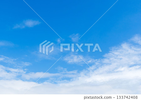 Autumn sky: Calm blue sky and clouds 64 Autumn sky: Calm blue sky and clouds 64 133742408