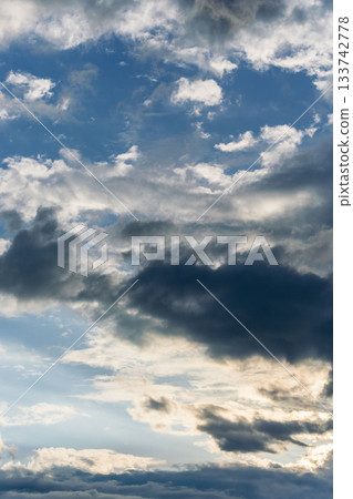 Summer sky: Sky and clouds at dusk 219 Summer sky: Sky and clouds at dusk 219 133742778