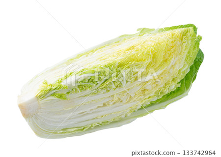 透明背景下的大白菜切成四份(png) 透明背景下的大白菜切成四份(png) 133742964