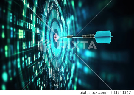 Dynamic Financial Data Visualization with Glowing Blue Elements Dynamic Financial Data Visualization with Glowing Blue Elements 133743347