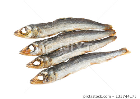 Grilled Urume (dried whole fish) on a transparent background (png) Grilled Urume (dried whole fish) on a transparent background (png) 133744175