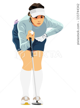 女職業高爾夫球手 133744342