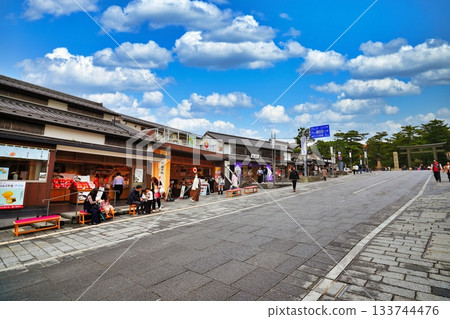 出雲大社新門通的景色 133744476