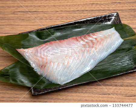 Japanese flounder sashimi 133744477