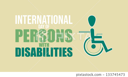 International Day of Persons with Disabilities Awareness Poster 133745473