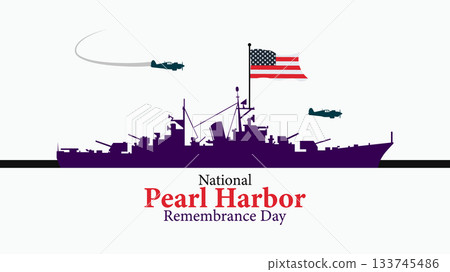 National Pearl Harbor Remembrance Day Tribute Poster National Pearl Harbor Remembrance Day Tribute Poster 133745486
