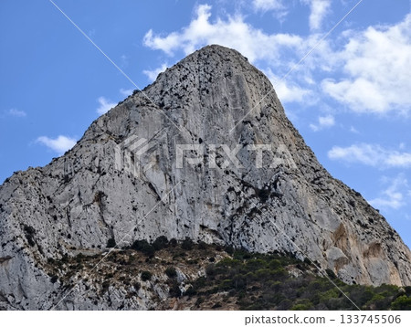 steep limestone with fissures, difficult limestone climb featuring dramatic fissures and exposure steep limestone with fissures, difficult limestone climb featuring dramatic fissures and exposure 133745506