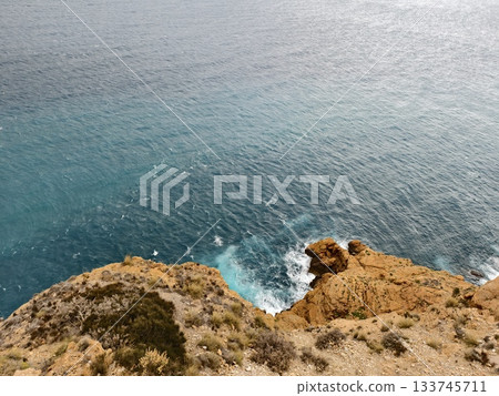 beautiful snorkeling spot, cliffview turquoise cove with vibrant aqua waters perfect for snorkeling beautiful snorkeling spot, cliffview turquoise cove with vibrant aqua waters perfect for snorkeling 133745711