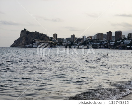 coastal fortress scene, dusk over rocky seaside fortress, seaside fortress on rocky promontory coastal fortress scene, dusk over rocky seaside fortress, seaside fortress on rocky promontory 133745815