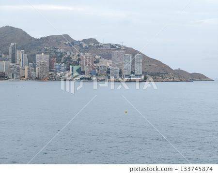 modern waterfront urban panorama, contemporary bay skyline with highrise reflections and bustling modern waterfront urban panorama, contemporary bay skyline with highrise reflections and bustling 133745874