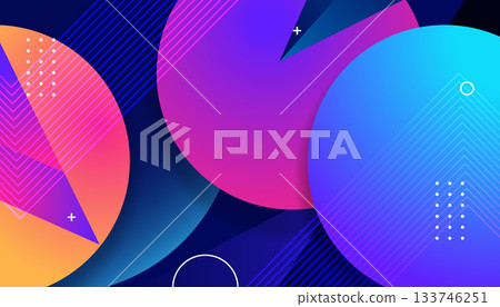 Abstract colorful geometric shapes background Abstract colorful geometric shapes background 133746251
