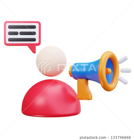 Megaphone Public Announcement Speaker 133746666