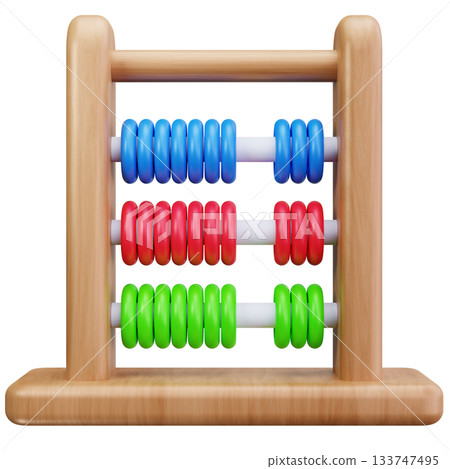 Wooden Abacus Toy Tool Wooden Abacus Toy Tool 133747495