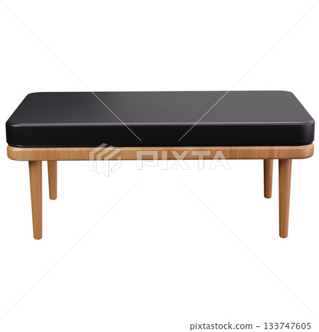 Minimal Wooden Coffee Table 133747605