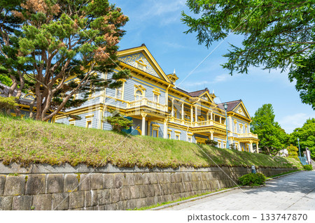 Former Hakodate Ward Public Hall, a popular tourist attraction in Motomachi, Hakodate City, Hokkaido 133747870