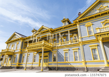 Former Hakodate Ward Public Hall, a popular tourist attraction in Motomachi, Hakodate City, Hokkaido Former Hakodate Ward Public Hall, a popular tourist attraction in Motomachi, Hakodate City, Hokkaido 133747873