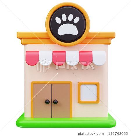 Pet Shop Building 133748063