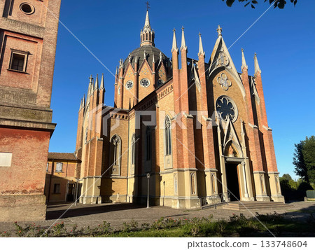 Neogothic Chiesa Parrocchiale di Santa Maria di Venezzano, Bologna. Italy Neogothic Chiesa Parrocchiale di Santa Maria di Venezzano, Bologna. Italy 133748604