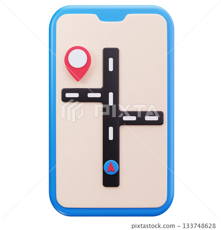 Mobile Map Navigation 133748628