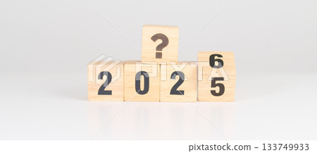 2025 to 2026 New year with questions mark. FAQ, frequency asked questions, Answer, Q and A, Information, Communication and interrogation Concepts 133749933