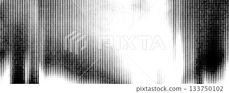 Black distressed line pattern texture. Horizontal striped glitch background. Damaged scanned image effect concept wallpaper. Linear halftone photocopy scratches backdrop. Worn paper punk print. Vector Black distressed line pattern texture. Horizontal striped glitch background. Damaged scanned image effect concept wallpaper. Linear halftone photocopy scratches backdrop. Worn paper punk print. Vector 133750102