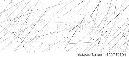 Scratch overlay texture. Old grain photo filter background with particles, cracks and traces. Dust damaged scratch film backdrop. Weathered rough distressed wallpaper. Vector grunge gritty surface 133750104