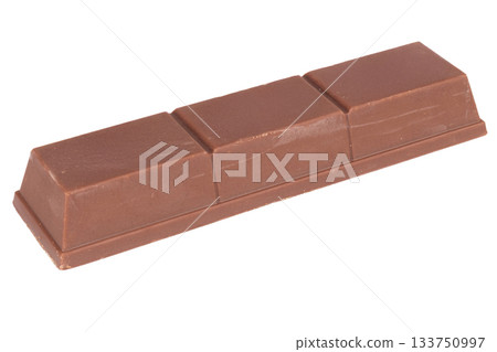 Chocolate wafers Bite break isolated on white background Chocolate wafers Bite break isolated on white background 133750997