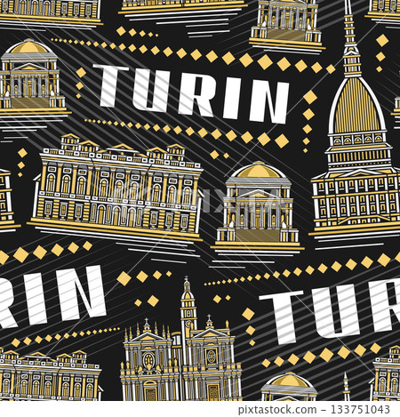 Vector Turin Seamless Pattern Vector Turin Seamless Pattern 133751043