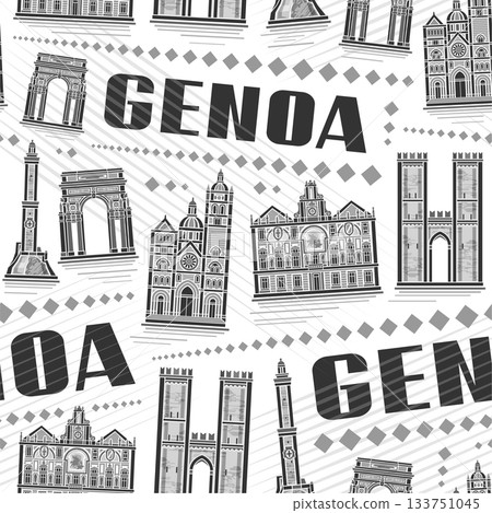 Vector Genoa Seamless Pattern Vector Genoa Seamless Pattern 133751045