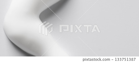 White cosmetic skin moisturizer or gel. Copy space White cosmetic skin moisturizer or gel. Copy space 133751387