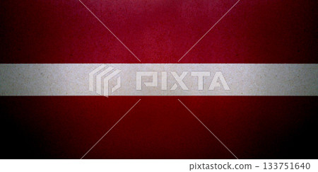 Flag of Latvia on a paper 133751640