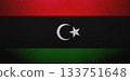 Flag of Libya on a paper 133751648
