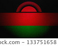 Flag of Malawi on a paper 133751658