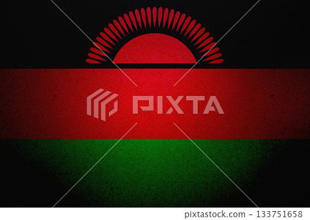 Flag of Malawi on a paper Flag of Malawi on a paper 133751658