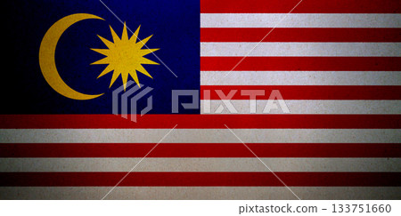 Flag of Malaysia on a paper Flag of Malaysia on a paper 133751660