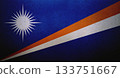 Flag of the Marshall Islands on a paper 133751667