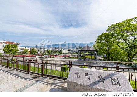 Motomachi Park, Hakodate City, Hokkaido, a park with a panoramic view of Hakodate Port 133751754