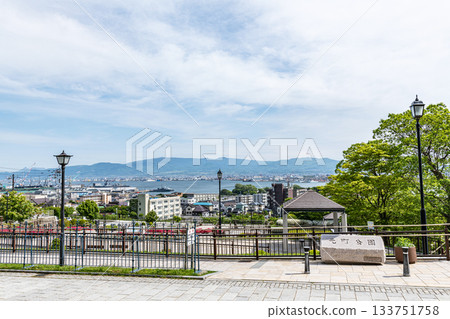 Motomachi Park, Hakodate City, Hokkaido, a park with a panoramic view of Hakodate Port 133751758
