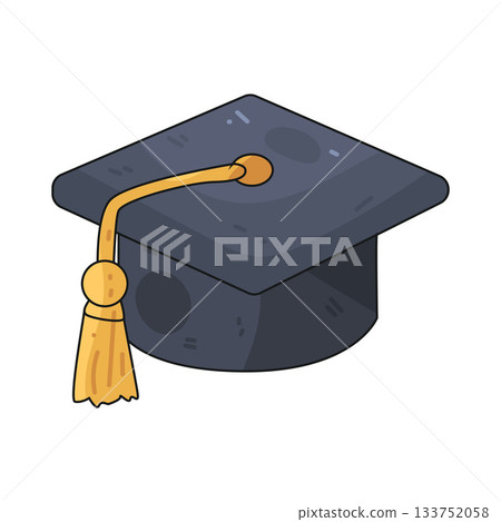 illustration of Graduation Cap 133752058